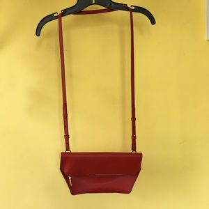 J Crew Chic Red Crossover Bag